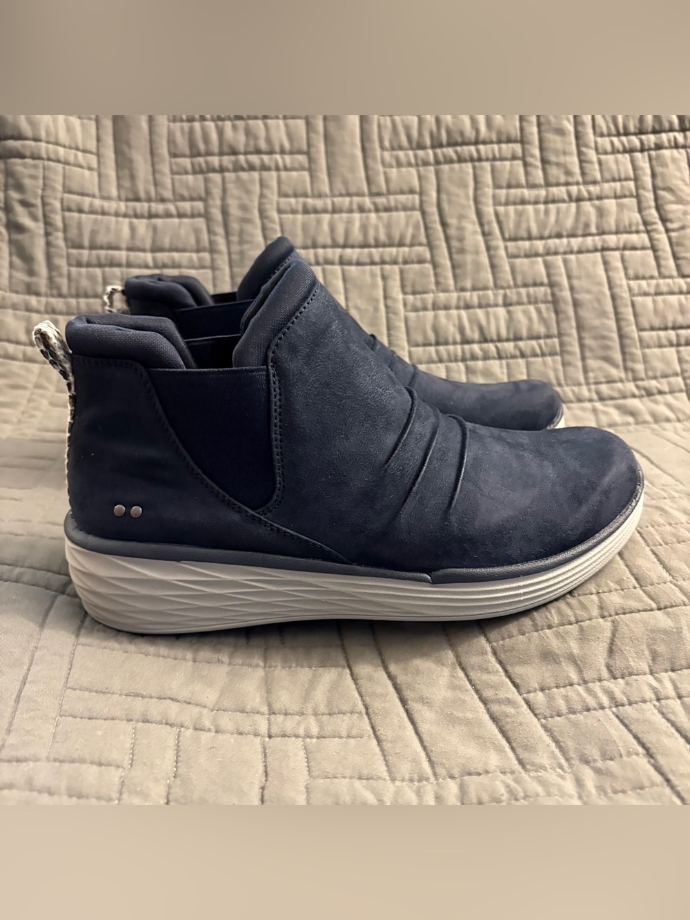 Ryka Niah Animal Ankle Slip On Water Repellent Comfort Shoe - Navy Blazer 8.5M